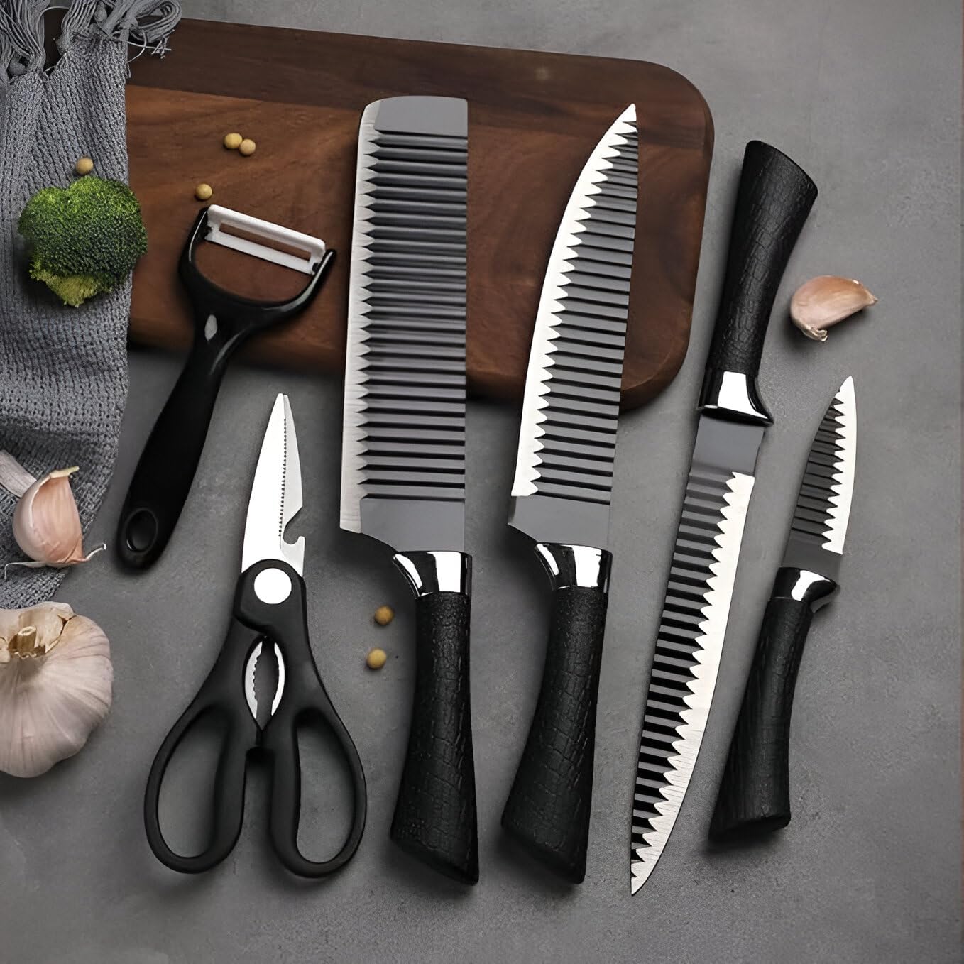 Kuhinjski set noževa - 6u1