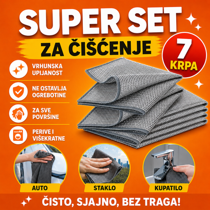 Eko Set Krpa za Višekratnu Upotrebu