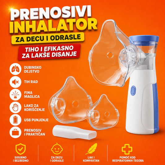 Prenosivi Inhalator za Decu i Odrasle