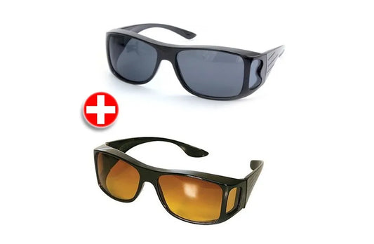 HD Vision 2u1 Naočare za Dan i Noć – Crne + Žute
